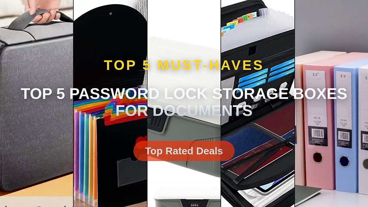 Ultimate Guide to the Best Top 5 Password Lock Storage Boxes For ...
