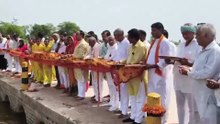 अनोखा रक्षाबंधन: घग्घर नदी को बांधा 181 फीट का रक्षासूत्र | River Ghaggar Rakhi Celebration