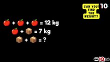 #BeatTheClock 🥊⏰️ Can you find the weight? (Part 3) ⚖️