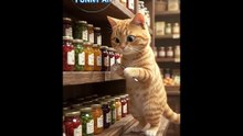 Cat_inspecting_jars_on_shelf