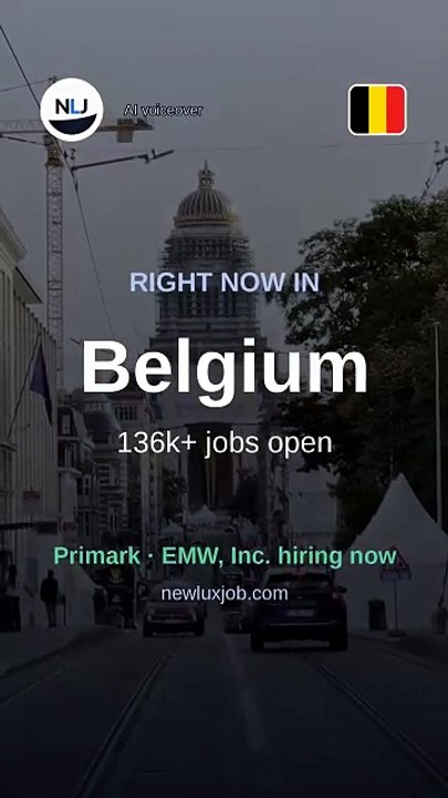 🇧🇪 136k+ jobs open in Belgium right now – Видео Dailymotion