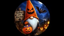 Halloween Zwergenkürbis