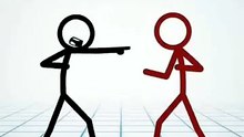 Stick man fight