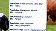 percakapan Rasulullah SAW dengan iblis #edukasionline #motivasidiri