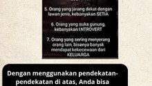 Perhatikan Perilaku dan Tindakannya