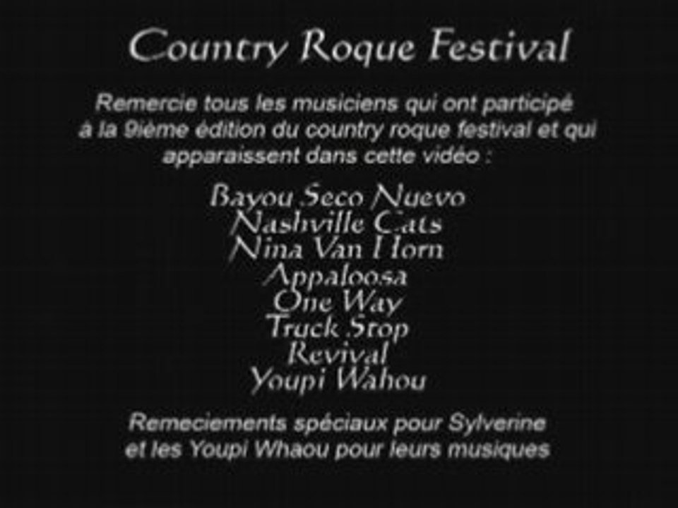 COUNTRY ROQUE 2007 REMEMBER CLIP MAGIC ROCKY