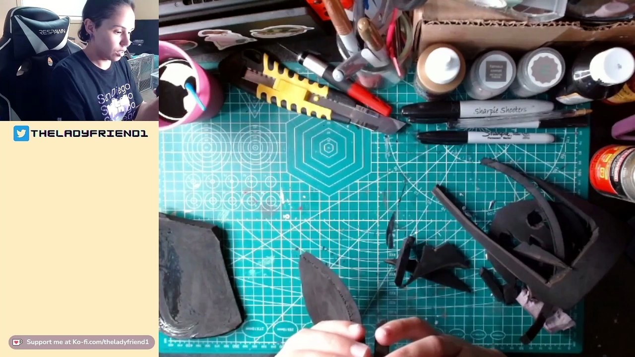 How to Create a Foam Axe for Cosplay - FREE FOAM TEMPLATE - video ...