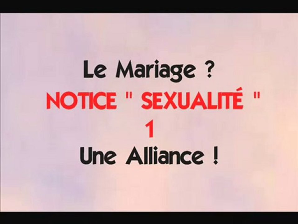 LE MARIAGE ? UNE ALLIANCE  !  3