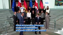 Premier Wielkiej Brytanii w Berlinie: rosyjskie groźby i relacje z UE w centrum rozmów