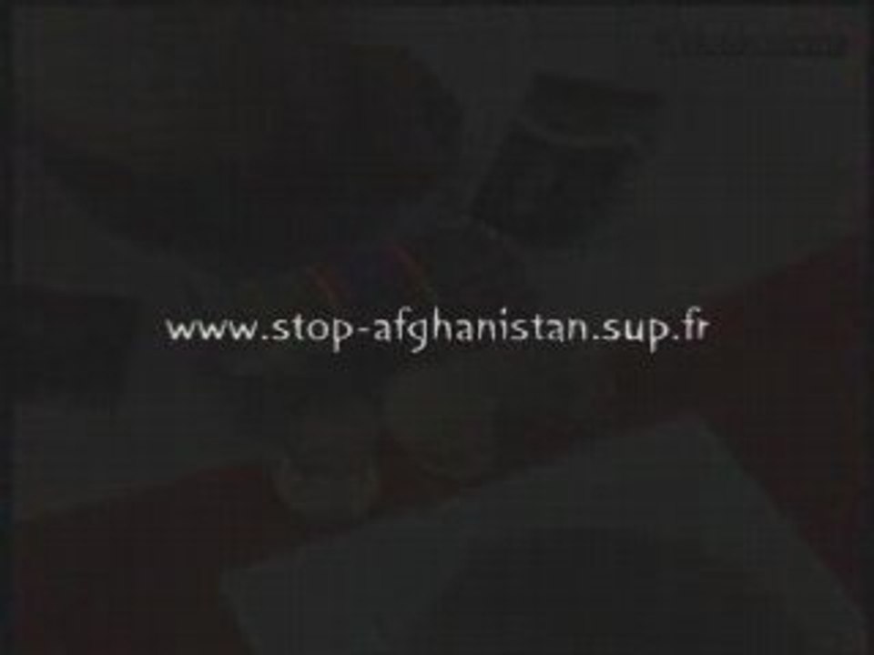 STOP à la guerre en Afghanistan !