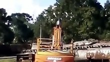 Cortando e trem passando