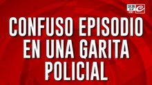 Confuso episodio en una garita policial: un agente recibió un disparo de su compañero