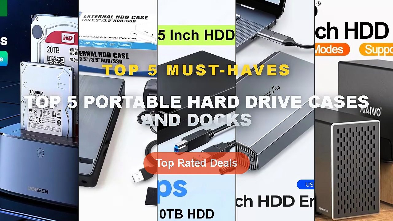 Top 5 Best Top 5 Portable Hard Drive Cases And Docks (Must Have ...