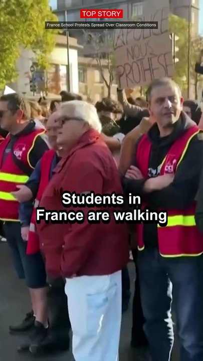 France School Protests Spread Over Classroom Conditions #shorts - video ...