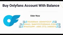 Comprehensive Guide to Buy! OnlyFans Account With Balance Safely and Legally