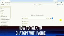 How To Talk To ChatGPT With Voice
