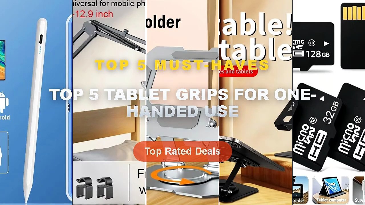 Amazing Top 5 Tablet Grips For One-Handed Use You Need To See - 1/5pcs ...