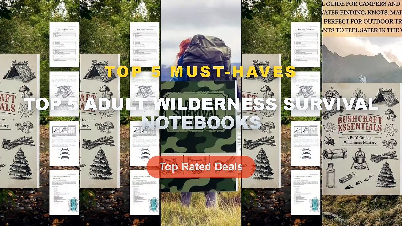 Amazing Top 5 Adult Wilderness Survival Notebooks You Need To See ...