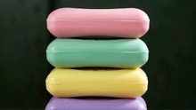 Crushing a Pile of Colorful Soaps with a Heavy Press 🧼💥 Satisfying ASMR