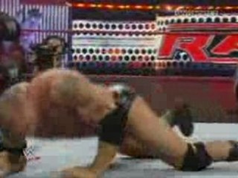 RAW 08/18/08 Batista vs Paul Burchill Part 2