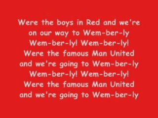 Glory Glory Man United karaoke