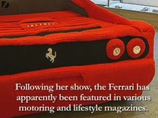 Knitted Ferrari