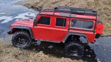 Traxxas TRX-4 Defender 1/10 Scale RC Car on The BEACH