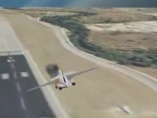 Reconstrucción virtual del accidente en Barajas