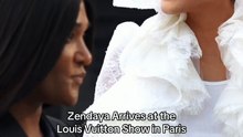 Zendaya's Stunning Arrival at the Louis Vuitton Show in Paris