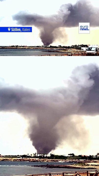Tornados verwüsten Sizilien: Autos kippen, Gebäude beschädigt