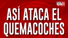 Tremendo registro muestra cómo ataca el quemacoches de San Andrés