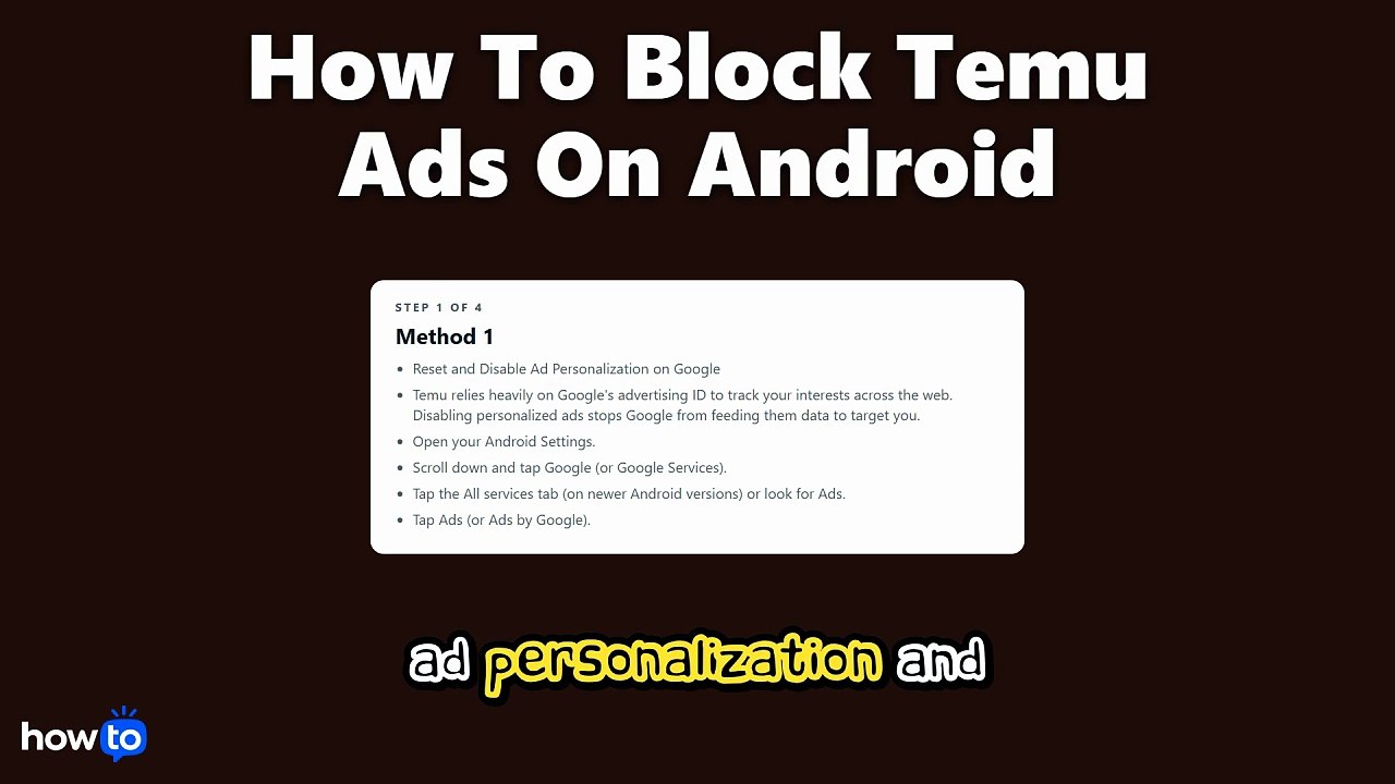 How to block temu ads on android (Step by Step) - video Dailymotion