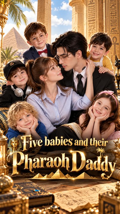 Five babies and their Pharaoh Daddy - Full EP | Fantasy Romance Short Drama | Five Genius Kids, Reborn Pharaoh & Lost Love - ENGSUB