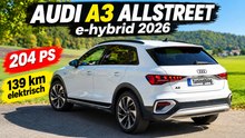 Audi A3 allstreet e-hybrid 2026 – Plug-in-Hybrid mit 50 kW Laden!