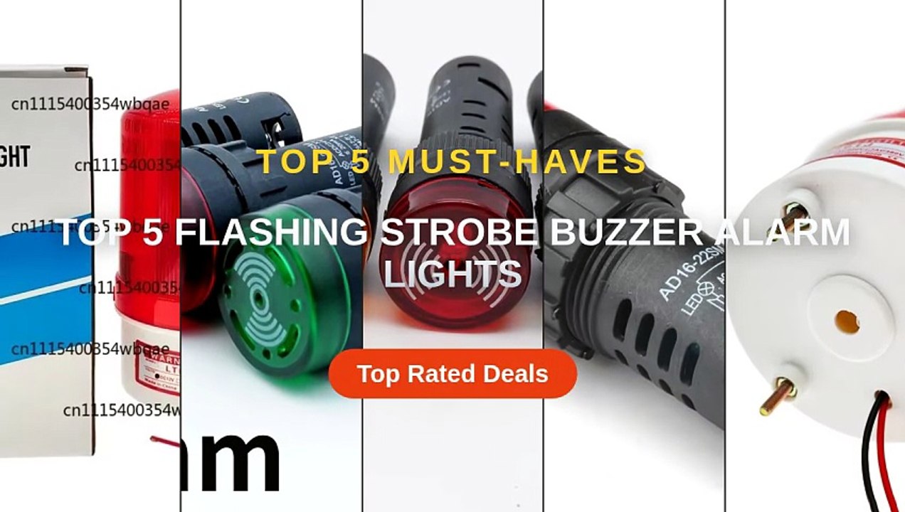 Top 5 Flashing Strobe Buzzer Alarm Lights: Top 5 Best Sellers - 12V 24V ...