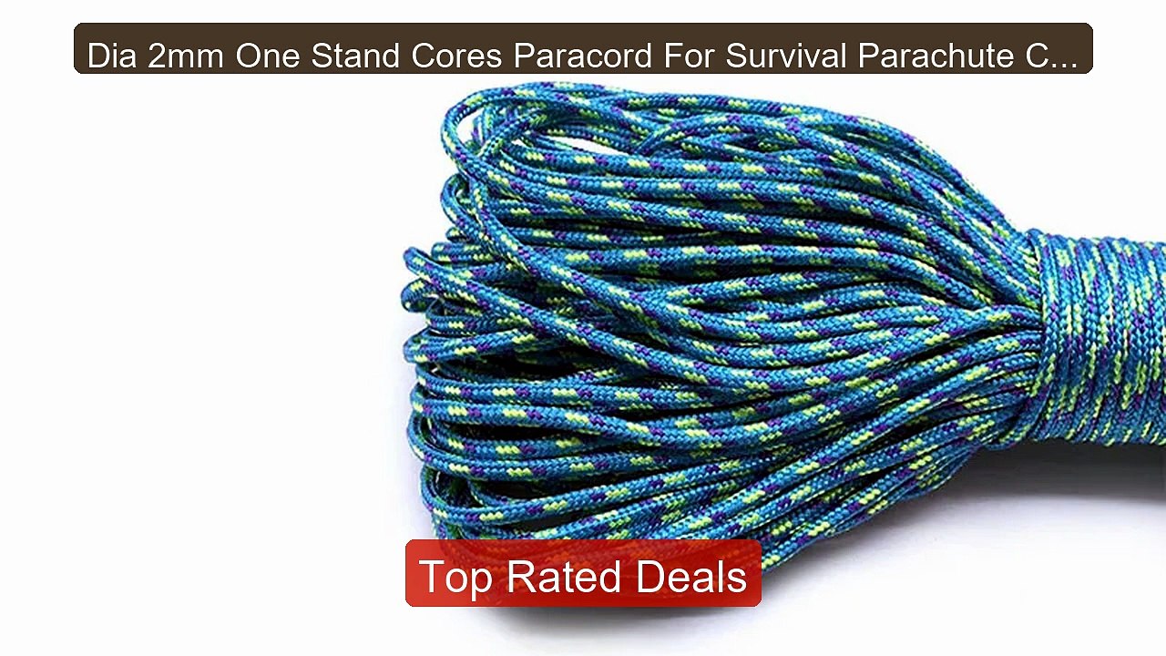 Dia 2mm One Stand Cores Paracord For Survival Parachute Cord Lanyar... -- Top Rated 2026 | Buy Now!