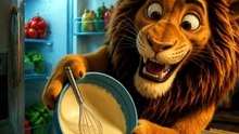 🦁 ¡Un león quiso hornear un pastel y quemó todo! 🔥🎂 Los mejores videos de risa | Videos graciosos