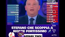 Affari tuoi rai uno il vaffa in diretta