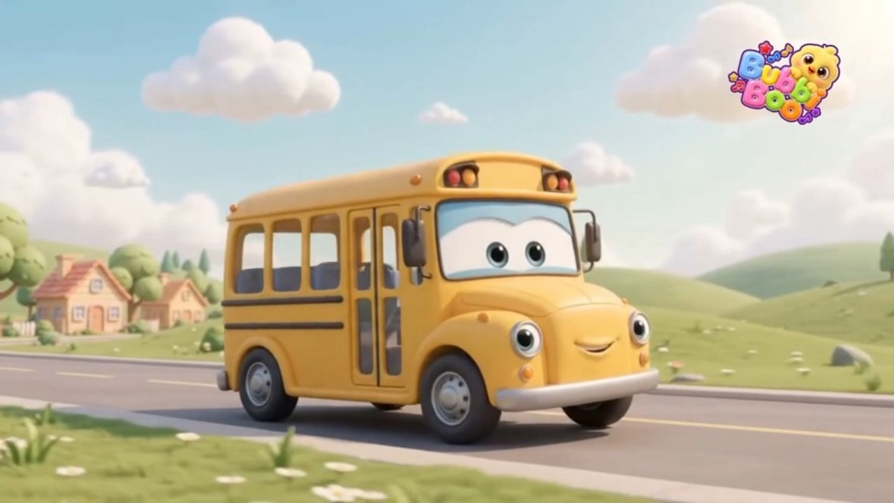 The Little Bus Goes Beep Beep Song | Kids Song & Nursery Rhymes ...