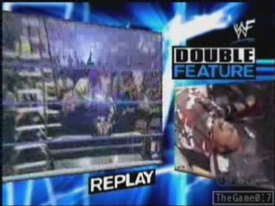 WWE Smackdown TLC - Jeff Hardy's amazing 20ft leapfrog over