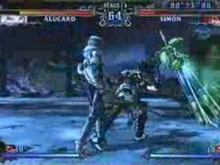 Castlevania Judgement Gameplay Alucard VS. Simon