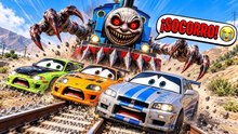 THOMAS VA A APLASTAR LOS CARROS 😨
