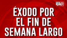 ¡Termo, mate y a la ruta! El éxodo del finde largo copó Retiro y las sierras