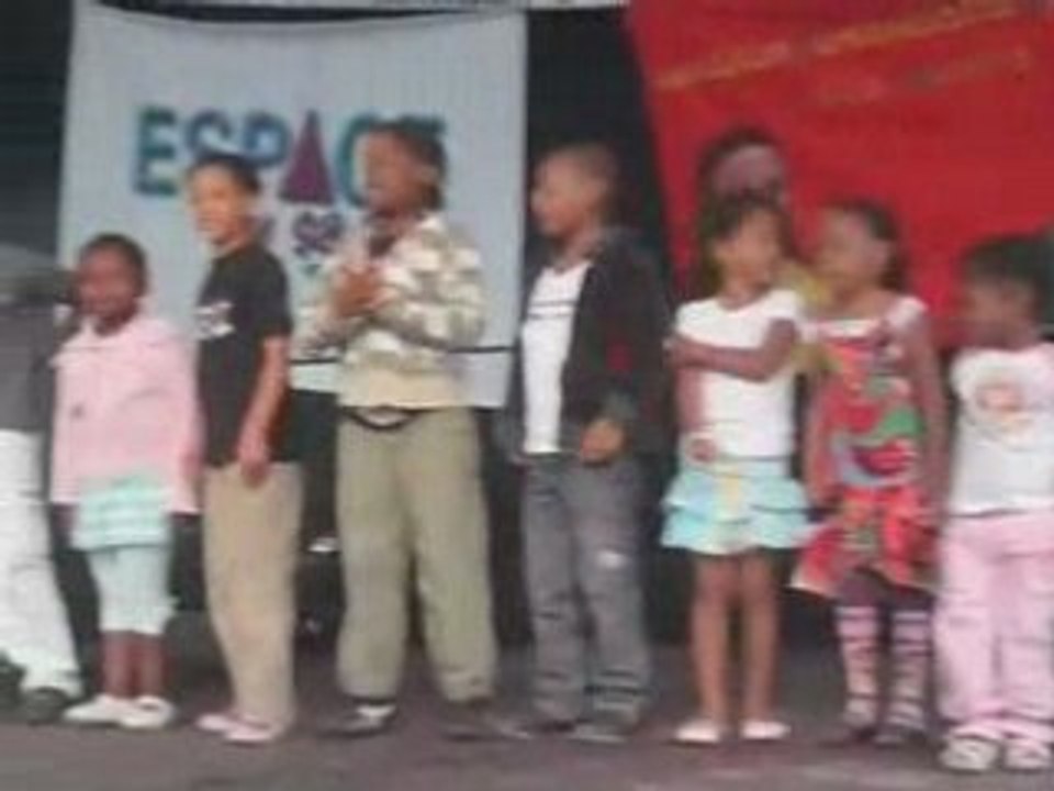 Kaysha rocks podium espace FM, Paris, France