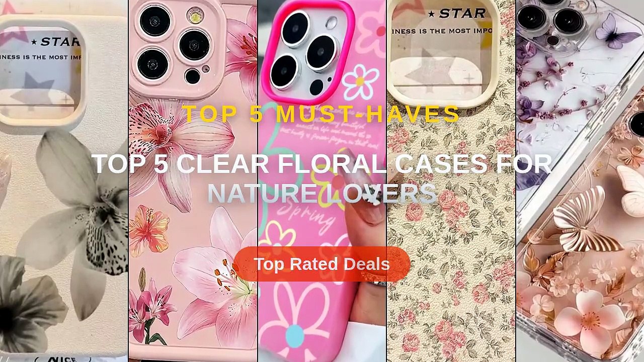 Top 5 Clear Floral Cases For Nature Lovers: Top 5 Best Sellers ...