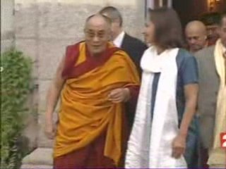 Le Dalai Lama et Segolene Royal a nantes