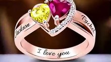 “Imagine wearing the names of the people you love most… right on your finger. 🥹❤️💍”