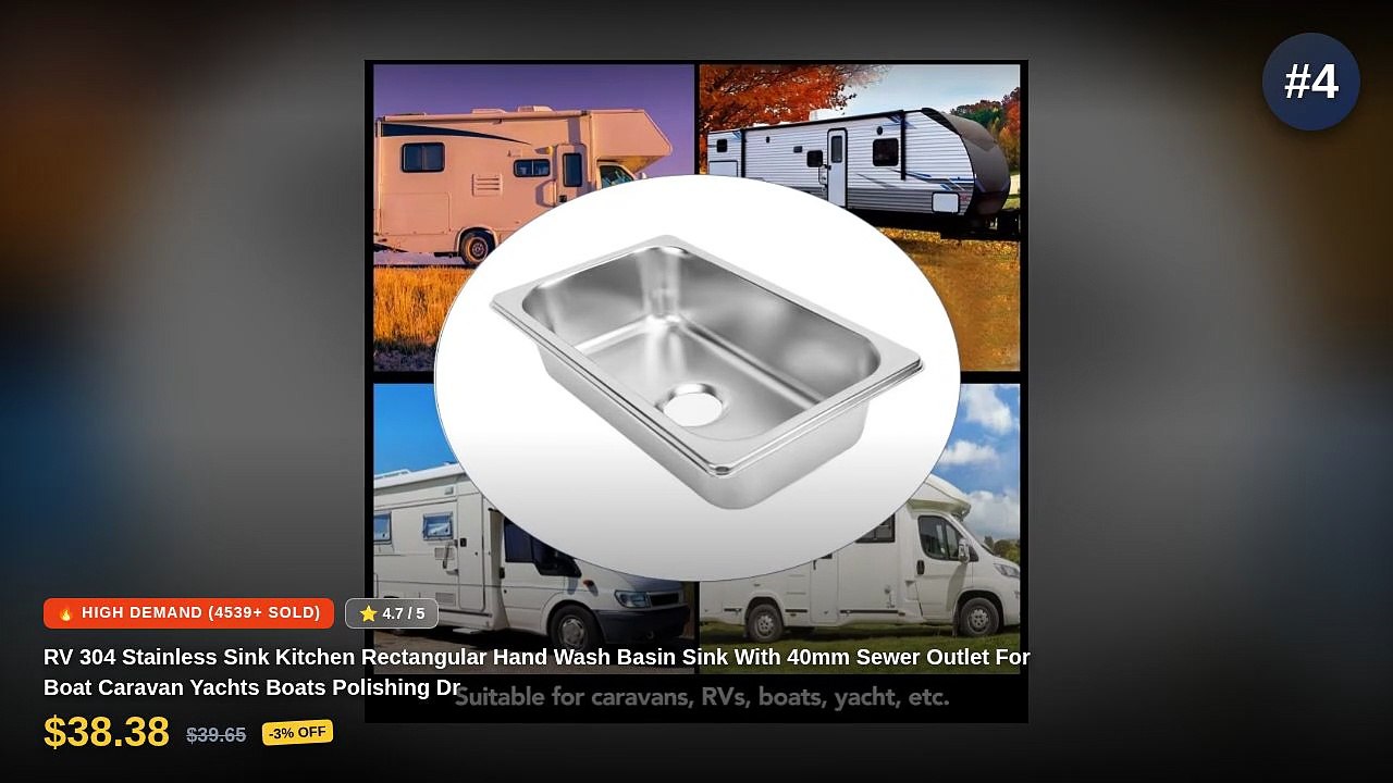 Ultimate Guide to the Best Top 5 RV Folding Sinks For Camper Kitchens ...