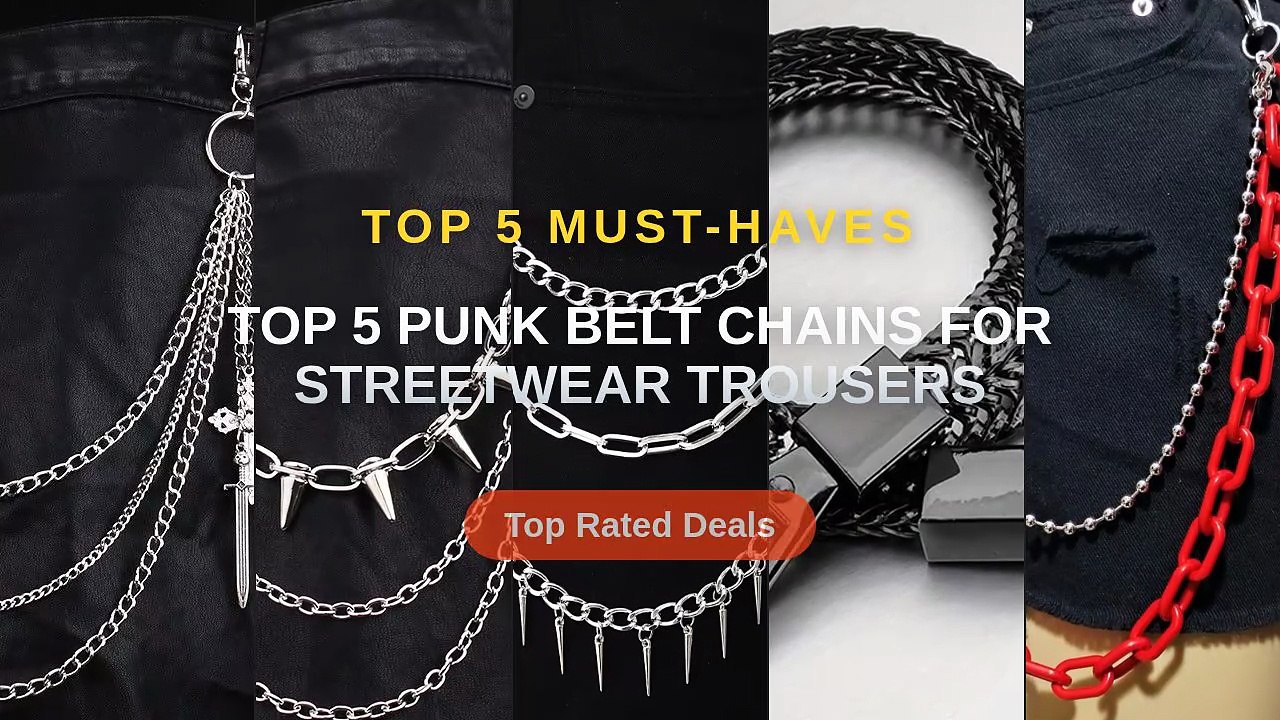 Amazing Top 5 Punk Belt Chains For Streetwear Trousers You Need To See ...