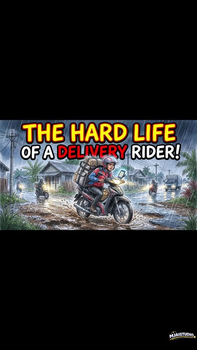 The Hard Life of a Delivery Rider 💔 | Part 2 (Final) - video Dailymotion